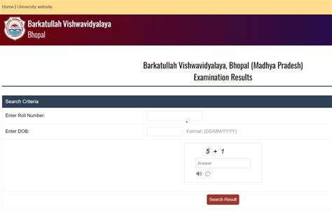 bu mponline|mponline barkatullah.